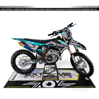 Adhesivos Moto KTM POP azul
