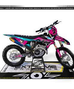 Adhesivos Moto KTM POP rosa azul