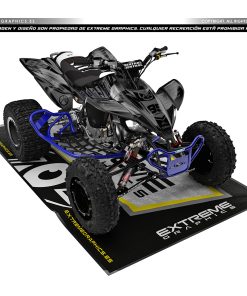 Adhesivos Quad Yamaha YFZ 450 Clean Dark