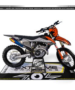Adhesivos Moto KTM Minimal gris