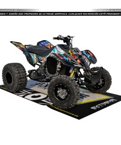 Adhesivos Quad Suzuki LTZ 400 Dragon Ball Negro