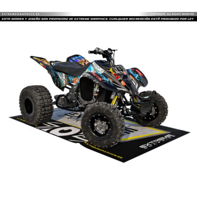 Adhesivos Quad Suzuki LTZ 400 Dragon Ball Negro