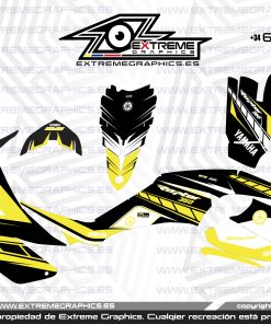 Adhesivos Quad Yamaha Raptor 350 | 50 aniversario amarillo