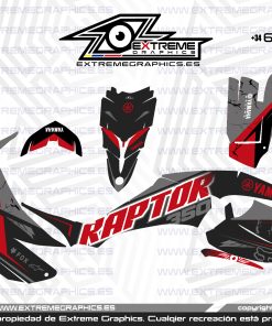 Adhesivos Quad Yamaha Raptor 350 | Big rojo
