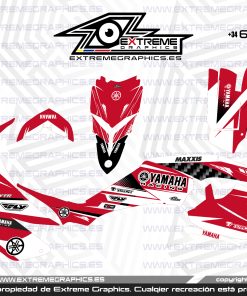 Adhesivos Quad Yamaha Raptor 350 | Clean rojo