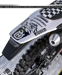 Alternative view of Adhesivos Moto Husqvarna | Stars gris negro