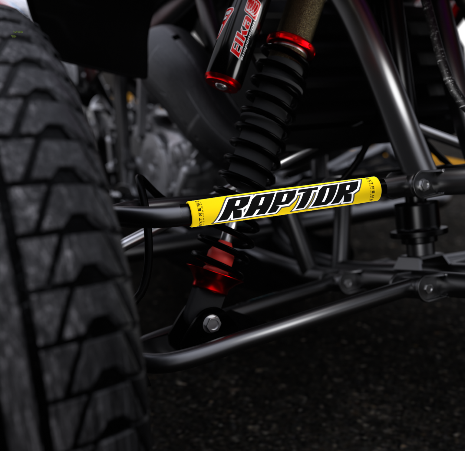 Fundas de trapecio EXTREME | Raptor Amarillo – extremegraphics.es