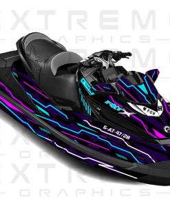 Adhesivos Moto de Agua Sea Doo Neon Morado