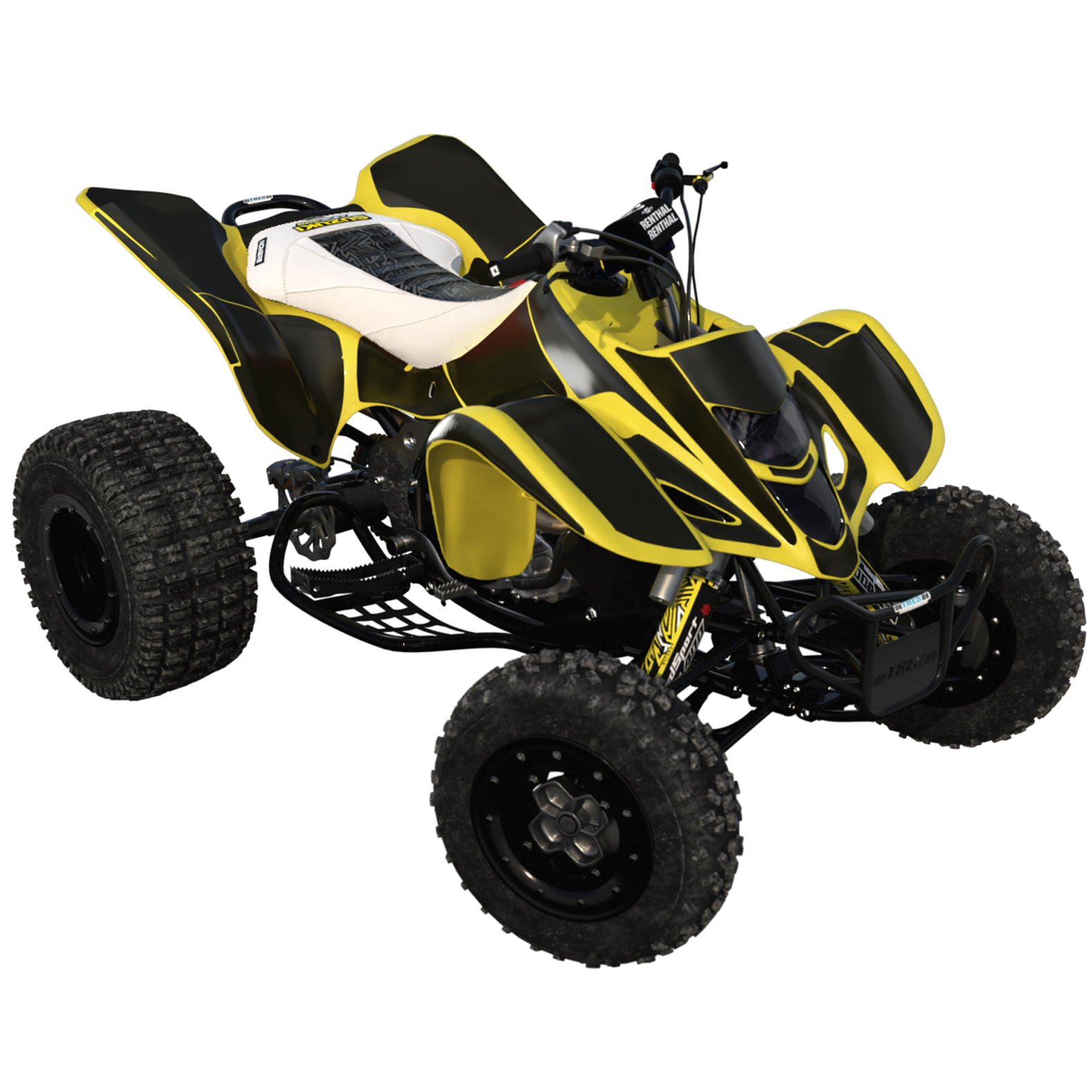 Adhesivos Quad Suzuki LTZ 400 Dark Rosa –