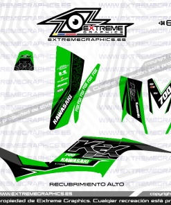 Alternative view of Adhesivos Quad Kawasaki KFX 700| Race Verde 1