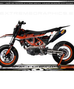 KIT ADHESIVOS KTM SMCR 690 Minimal Negro