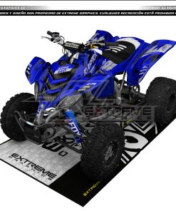 Adhesivos Quad Yamaha Raptor 660 Restyling Azul