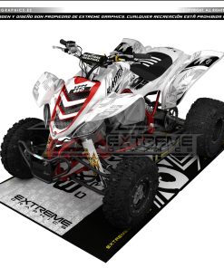 Adhesivos Quad Yamaha Raptor 660 Restyling Blanco