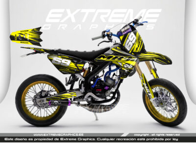 Adhesivos Moto Rieju MRT Speed Amarillo