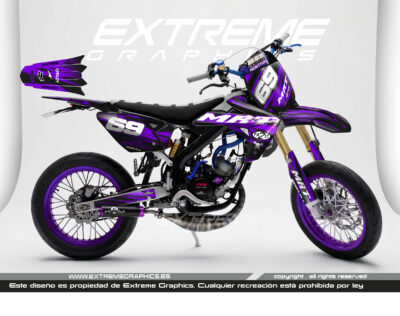 Adhesivos Moto Rieju MRT Speed Lila