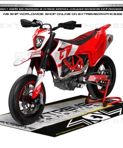 KIT ADHESIVOS GASGAS SM 700 Minimal Rojo