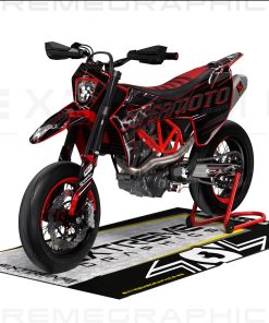 KIT ADHESIVOS GASGAS SM 700 Supermoto Gris
