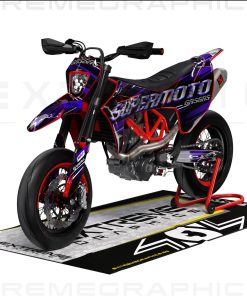 KIT ADHESIVOS GASGAS SM 700 Supermoto Lila