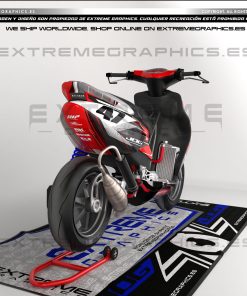 Alternative view of Kit Adhesivos Yamaha Jog RR Circuito Racing Rojo