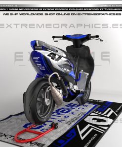Alternative view of Kit Adhesivos Yamaha Jog RR Circuito Racing Azul