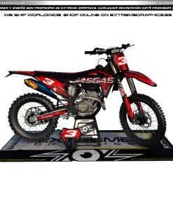 Adhesivos Moto Gas Gas Taker Rojo