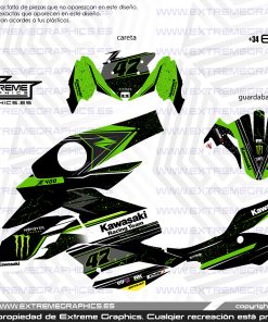 Adhesivos Moto Kawasaki Z400 Race Verde
