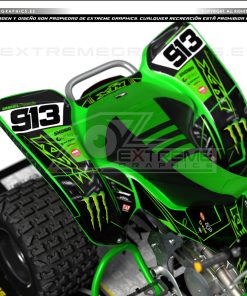 Alternative view of Adhesivos Quad Kawasaki KFX 400 MX Factory