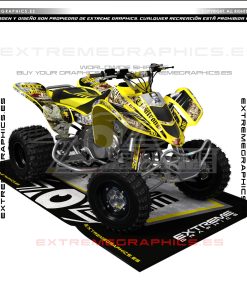 Adhesivos Quad Suzuki LTZ 400 El Patrón Amarillo