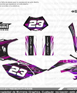 Adhesivos Moto Beta 50 SM Line Rosa