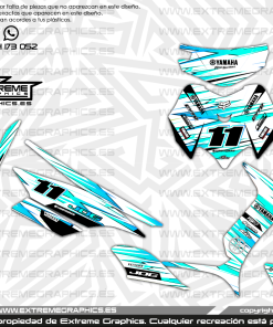 Adhesivos Moto Yamaha Jog Line Azul