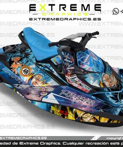 Adhesivos Moto de Agua Sea Doo Dragon Ball