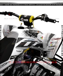 Alternative view of Adhesivos Quad Suzuki LTR 450 Neo Blanco