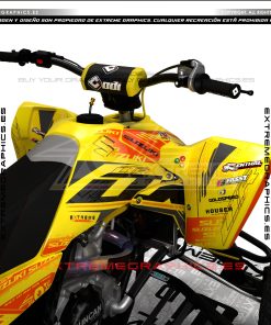 Alternative view of Adhesivos Quad Suzuki LTR 450 Neo Amarillo