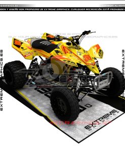Adhesivos Quad Suzuki LTR 450 Neo Amarillo