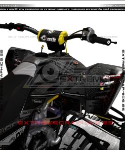 Alternative view of Adhesivos Quad Suzuki LTR 450 Neo Negro