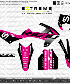 Adhesivos Moto Rieju MRT Basic Rosa