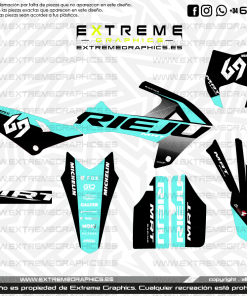 Adhesivos Moto Rieju MRT Basic Azul