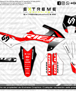 Adhesivos Moto Rieju MRT Basic Rojo