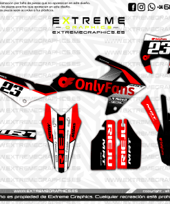 Adhesivos Moto Rieju MRT OnlyFans Rojo