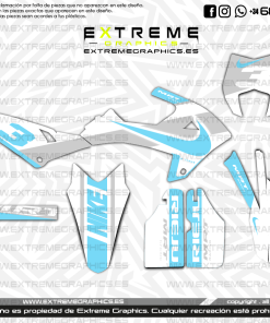 Adhesivos Moto Rieju MRT Nike Azul