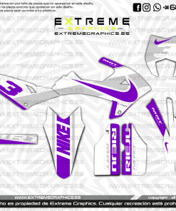 Adhesivos Moto Rieju MRT Nike Morado