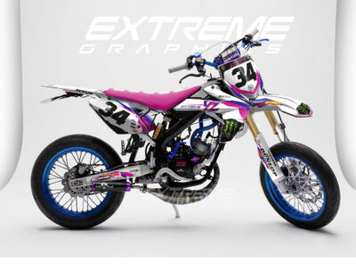 Adhesivos Moto Rieju MRT YZ Blanco
