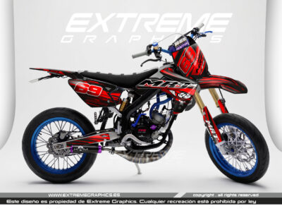 Adhesivos Moto Rieju MRT Speed Rojo