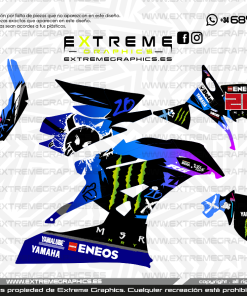 Adhesivos Moto Yamaha R6 Fabio Quartararo Le Mans Graffiti 2023