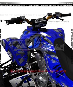 Alternative view of Adhesivos Quad Yamaha Raptor 700 Dragon Azul