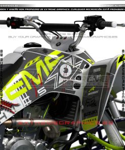Alternative view of Adhesivos Quad Suzuki LTZ 400 Extreme Team FLUOR