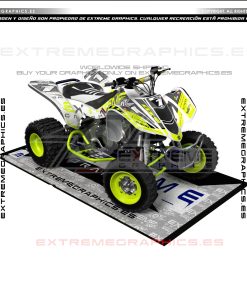 Adhesivos Quad Suzuki LTZ 400 Extreme Team FLUOR