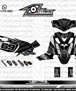 Adhesivos Moto Beta Ark Race Blanco