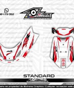 Adhesivos Moto Yamaha Jog Antigua Factory Rojo