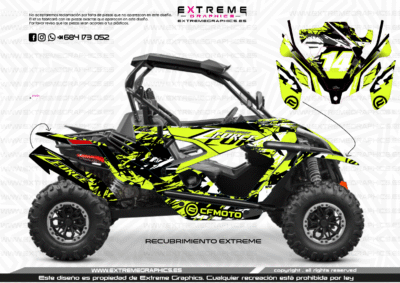 Adhesivos CF Moto ZForce 1000 Sport ABSTRACT Lima
